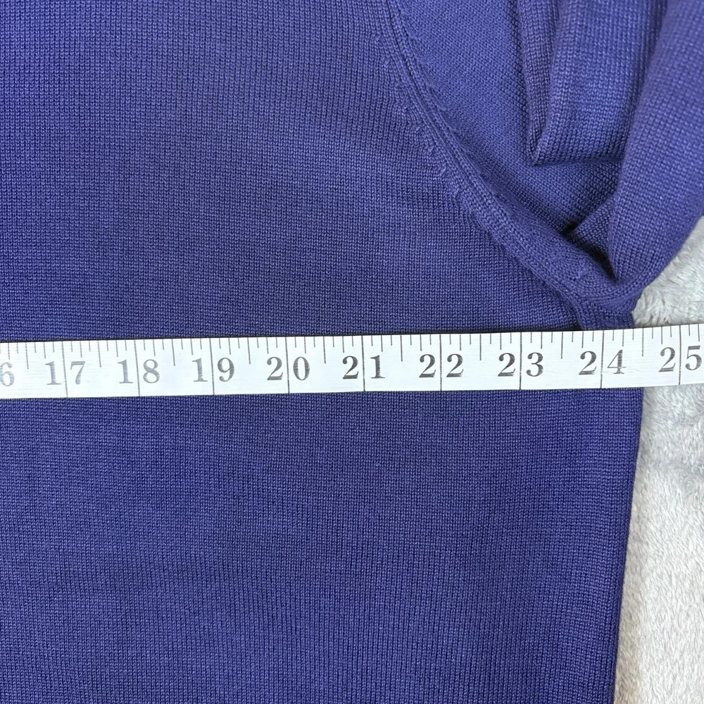 PJ Paul Jones Mens V Neck‎ Knit Sweater Blue Pullover Lightweight Classic 2XL